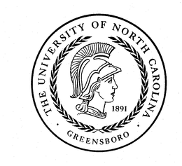 THE UNIVERSITY OF NORTH CAROLINA GREENSBORO 1891 trademark