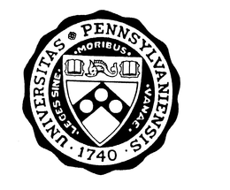 UNIVERSITAS PENNSYLVANIENSIS 1740 LEGESSINE MORIBUS VANAE trademark