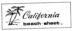 CALIFORNIA BEACH SHEET trademark