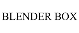 BLENDER BOX trademark