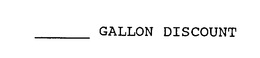 GALLON DISCOUNT trademark