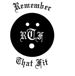 REMEMBER THAT FIT RTF trademark