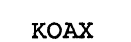 KOAX trademark