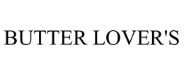 BUTTER LOVER'S trademark