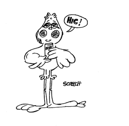 SCREECH HIC! BEER trademark