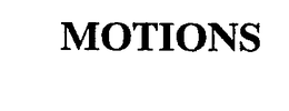 MOTIONS trademark