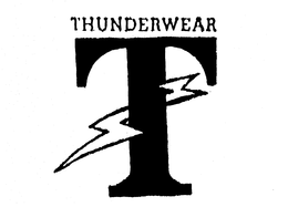 T THUNDERWEAR trademark