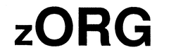 ZORG trademark
