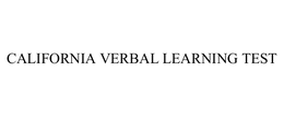 CALIFORNIA VERBAL LEARNING TEST trademark