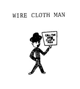 CALL THE WIRE CLOTH MAN trademark