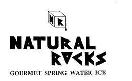 N R NATURAL ROCKS GOURMET SPRING WATER ICE trademark