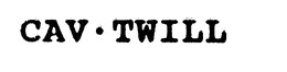 CAV-TWILL trademark