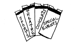 SPORTS THEATRE CONCERTS SPECIAL EVENTS trademark