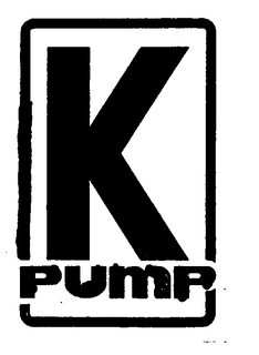K PUMP trademark