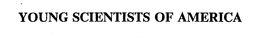 YOUNG SCIENTISTS OF AMERICA trademark