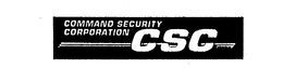 COMMAND SECURITY CORPORATION CSC trademark