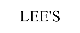 LEE'S trademark