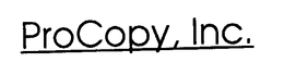 PROCOPY, INC. trademark
