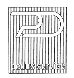 PD PEDUS SERVICE trademark