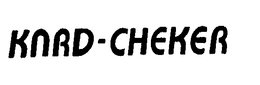 KARD-CHEKER trademark