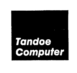 TANDOE COMPUTER trademark
