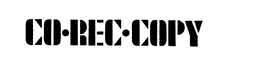 CO-REC-COPY trademark