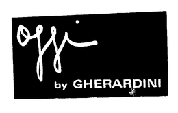 OGGI BY GHERARDINI trademark
