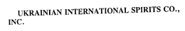 UKRAINIAN INTERNATIONAL SPIRITS CO., INC. trademark