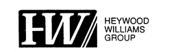 HW HEYWOOD WILLIAMS GROUP trademark
