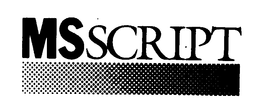 MSSCRIPT trademark