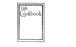 A LITTLE COOKBOOK trademark
