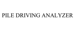 PILE DRIVING ANALYZER trademark
