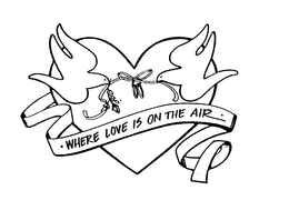 WHERE LOVE IS ON THE AIR trademark