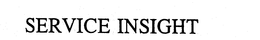 SERVICE INSIGHT trademark