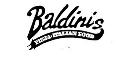 BALDINIS PIZZA-ITALIAN FOOD trademark