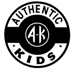 AUTHENTIC KIDS A K trademark
