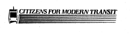 CITIZENS FOR MODERN TRANSIT trademark