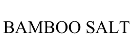BAMBOO SALT trademark