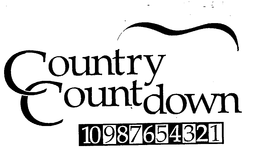 COUNTRY COUNTDOWN 10987654321 trademark