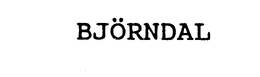 BJORNDAL trademark