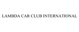 LAMBDA CAR CLUB INTERNATIONAL trademark