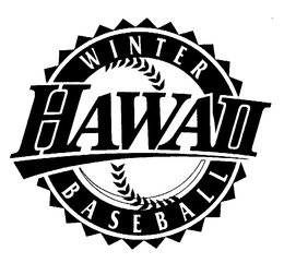 HAWAII WINTER BASEBALL trademark