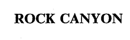 ROCK CANYON trademark