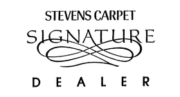 STEVENS CARPET SIGNATURE DEALER trademark