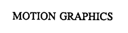 MOTION GRAPHICS trademark