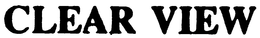 CLEAR VIEW trademark
