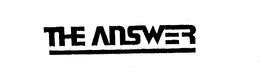 THE ANSWER trademark