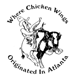WHERE CHICKEN WINGS ORIGINATED IN ATLANTA trademark
