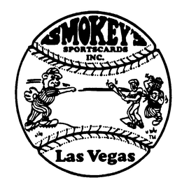 SMOKEY'S SPORTSCARDS INC. LAS VEGAS trademark
