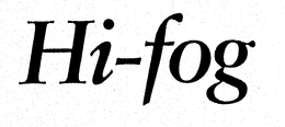 HI-FOG trademark